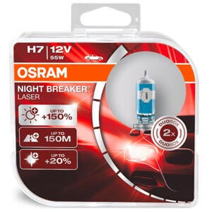 Żarówka Osram Night Breaker Laser H7 + 150% DuoBox