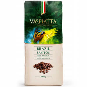 Kawa ziarnista Vaspiatta Brazil Santos Arabica