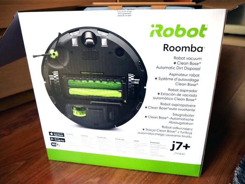 Opakowanie robota sprzątającego iRobot Roomba j7+