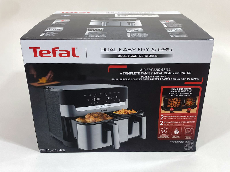 Frytkownica beztłuszczowa Tefal Dual Easy EY905d